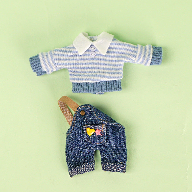 One-strap Overalls w Sweater