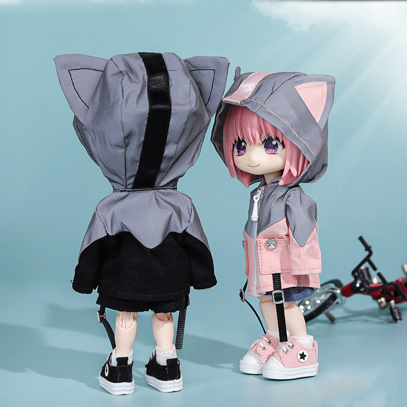 Hoodie and Shorts Laser Outfit