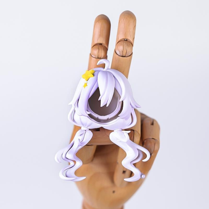 Purple Curly Braid Female Hair for Nendoroid Dolls