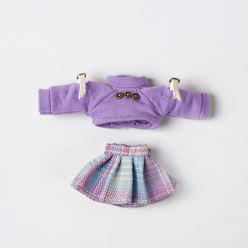 Cropped Hoodie and Skirt Set