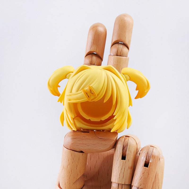 Yellow Braid Female Hair for Nendoroid Dolls
