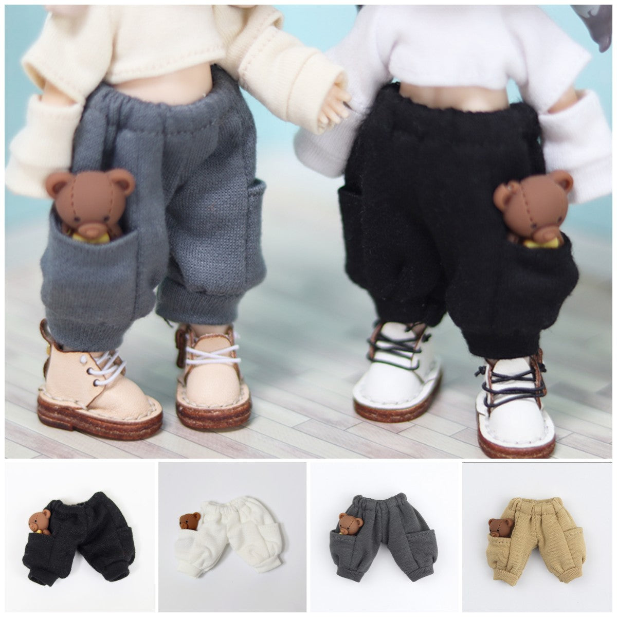 Bear Pocket Trousers Pants