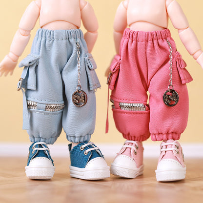 Zipper Trousers Pants for Obitsu 11 Nendoroids