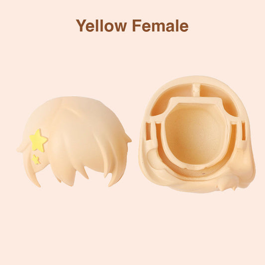 Yellow Female Hair for Nendoroid Dolls