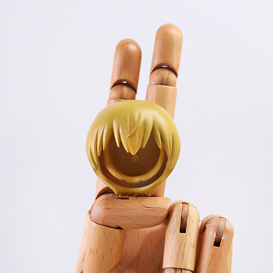 Yellow Round Male Hair for Nendoroid Dolls